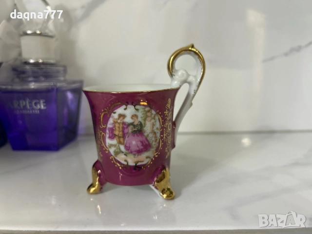 Винтидж викторианска чаша, снимка 2 - Антикварни и старинни предмети - 52384129