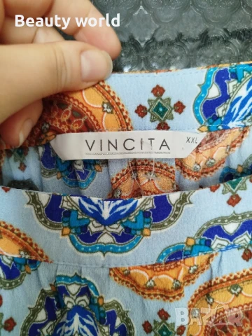 Винтидж блуза 2 хл , снимка 3 - Тениски - 51063133