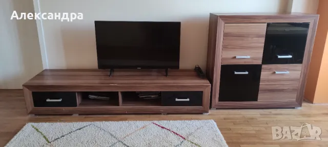 Сет-ТВ шкаф, скрин и етажерка за книги, снимка 1