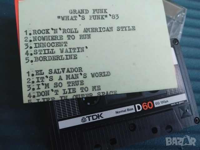 Grand Funk Railroad - What's Funk ? - аудио касета музика