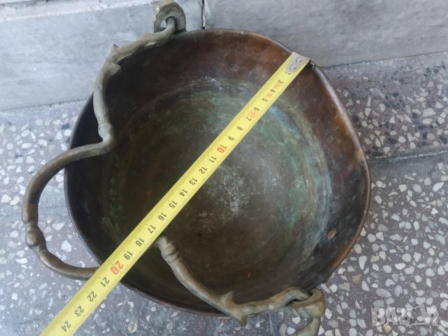 стар меден съд, снимка 5 - Антикварни и старинни предмети - 37824871