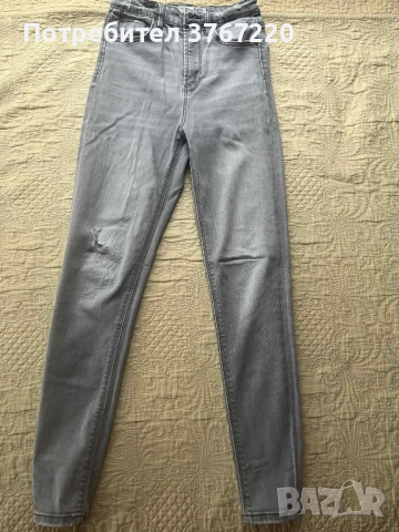 Skinny Дънки Stradivarius с висока талия