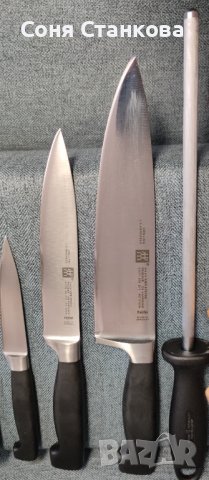 ZWILLING - FOUR STAR - Луксозен комплект кухненски ножове с блок, снимка 12 - Прибори за хранене, готвене и сервиране - 43182721