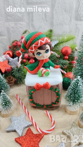 Коледни Елфи, снимка 15 - Декорация за дома - 52472176