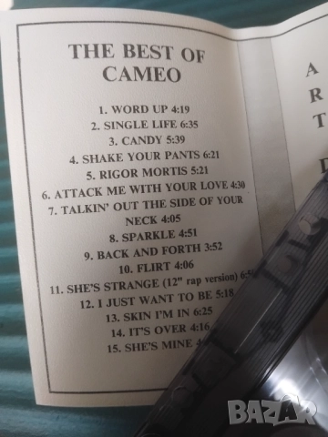 Cameo - The best of - аудио касета музика, снимка 2 - Аудио касети - 51969068