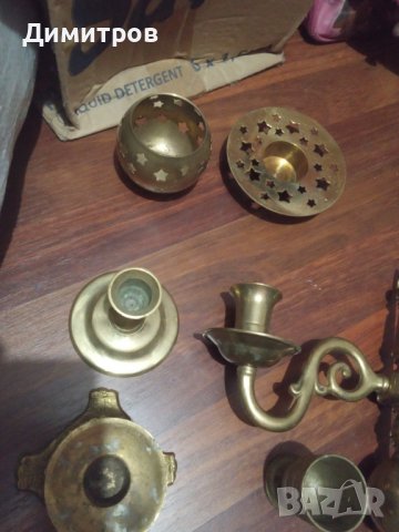 Бронзови свещници, снимка 3 - Други - 39109532