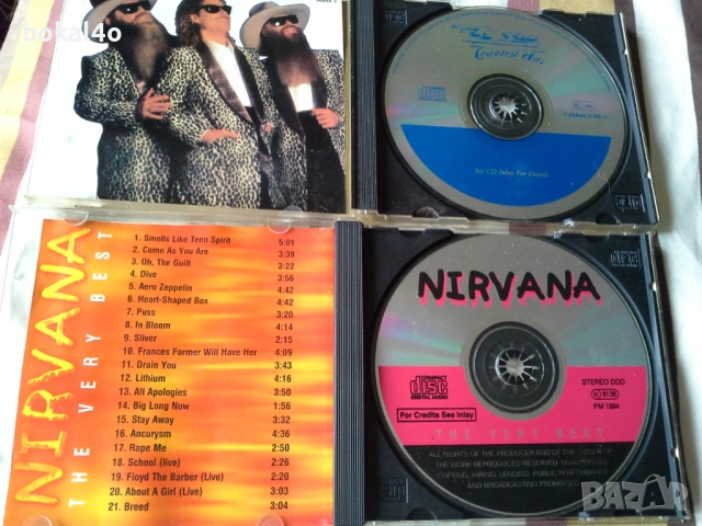 Chicago, Nirvana, ZZ Top, Toto., снимка 2 - CD дискове - 51784061