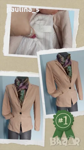 Два броя / Стилно марково сако "H&M" / S-L, снимка 11 - Сака - 44816520