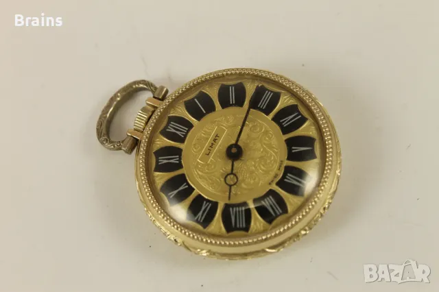 Швейцарски Дамски Джобен Часовник LIMAT Механичен, снимка 6 - Антикварни и старинни предмети - 47503944