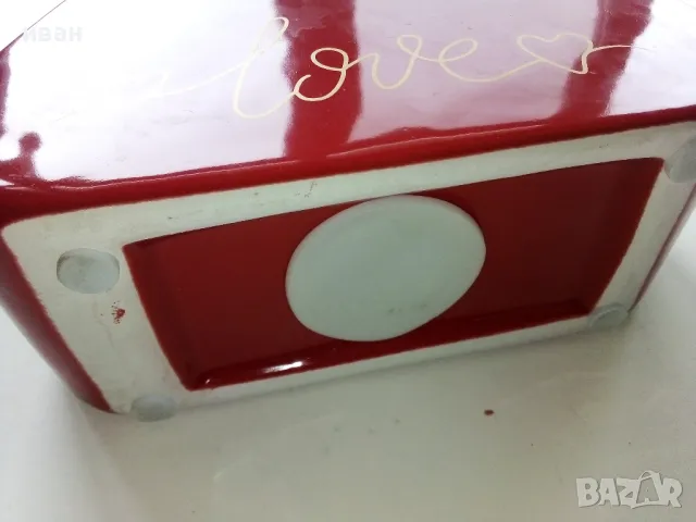 Керамична касичка сърце, снимка 3 - Колекции - 49608361