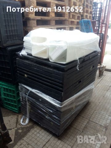 продава пластмасови палети-здрави.80/120см., снимка 2 - Друго търговско оборудване - 33193614