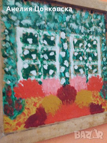"Цветно",акрил върху дърво, снимка 5 - Картини - 37143843