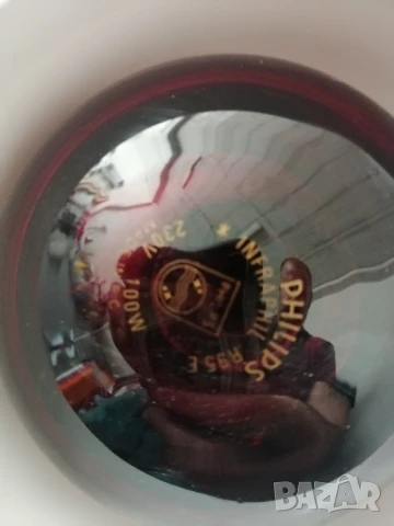 инфрачервена лампа за нагревки с крушка PHILIPS 100W , снимка 3 - Соларни лампи - 51103233