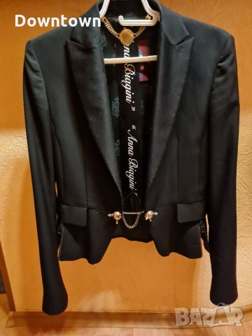 ANNA BIAGINI оригинално черно сако със златни орнаменти , снимка 11 - Сака - 34787356