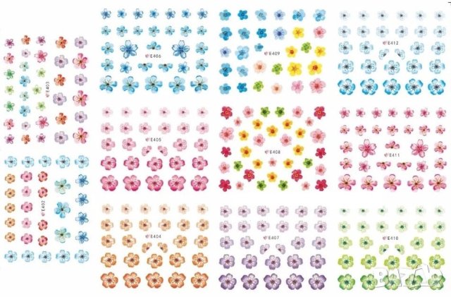 Комплект водни стикери № 16