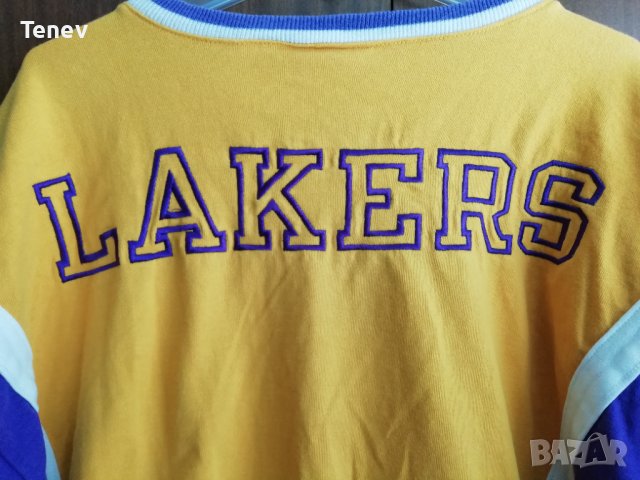 LA Lakers Champion Official Shooting Shirt NBA оригинална тениска Лейкърс Los Angeles L 1996/1997, снимка 4 - Тениски - 43209951