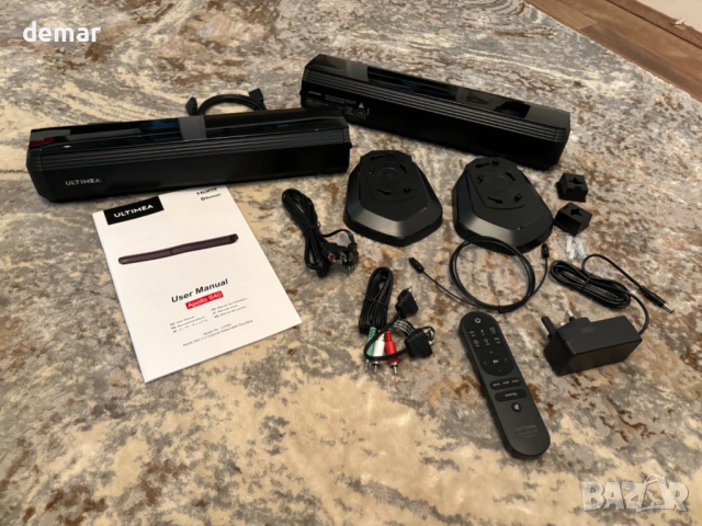 ULTIMEA 2-в-1, пикова мощност 100 W, 2.2-канална звукова лента за TV, снимка 7 - Стойки, 3D очила, аксесоари - 44866202