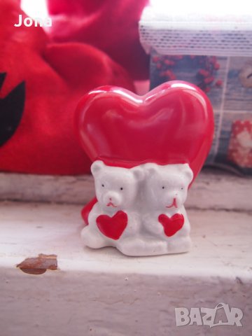 Сувенир сърце с мечета, снимка 1 - Романтични подаръци - 26289811