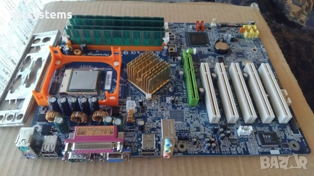 Дънна платка Gigabyte GA-8IG1000 Socket 478 CPU+FAN+RAM, снимка 2 - Дънни платки - 52258552