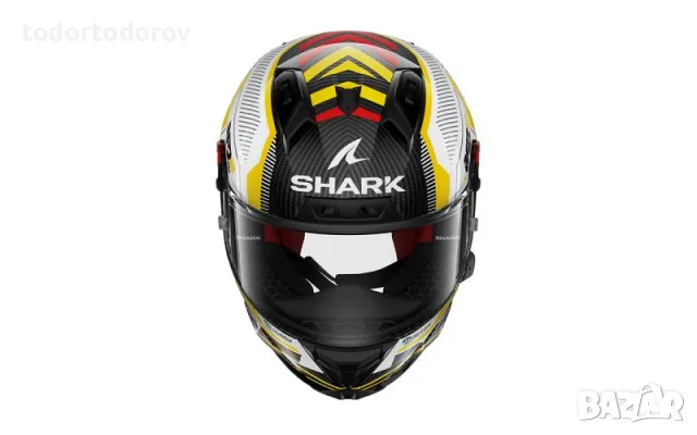 Мото Каска мотор SHARK AERON GP REPLICA R. Fernandez MotoGP helmet, снимка 4 - Аксесоари и консумативи - 50296703