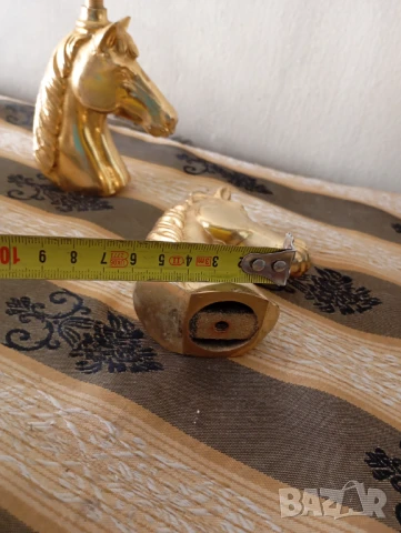 Две статуетки,обкови,надстройки конска глава, снимка 3 - Други ценни предмети - 50937719