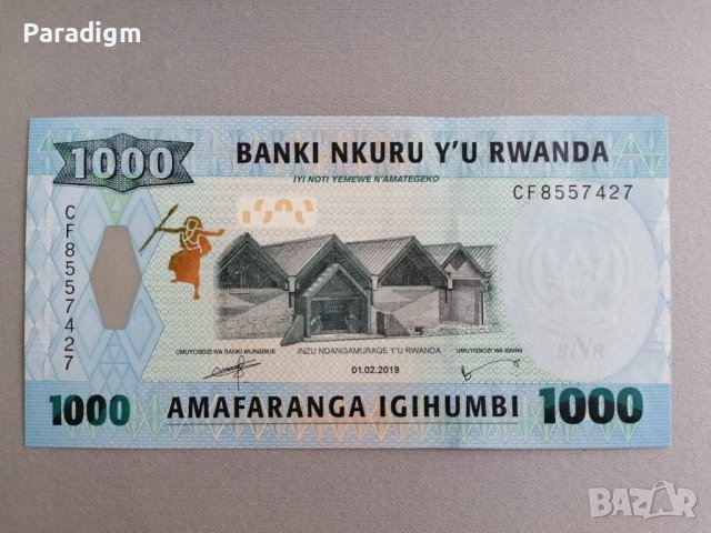 Банкнота - Руанда - 1000 франка UNC | 2019г.