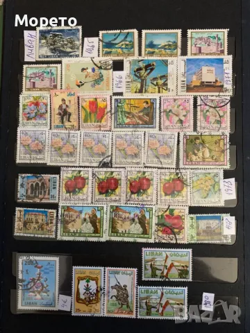 Лот стари марки от Сирия и Ливан-1925 до 1983г-93бр, снимка 3 - Филателия - 48558931