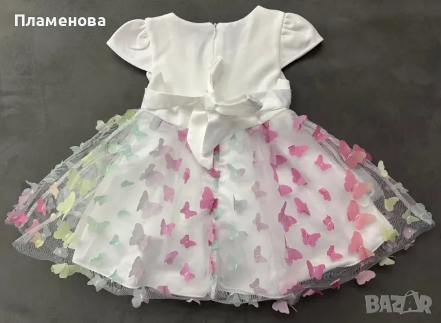 Бебешка официална рокля 1-2 годинки, снимка 2 - Детски рокли и поли - 49562163