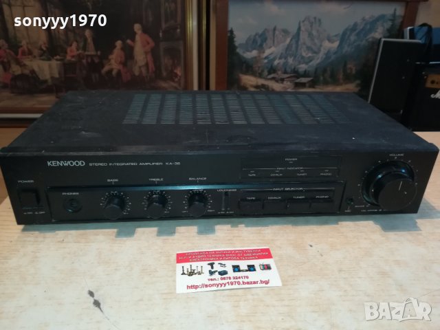 KENWOOD KA-36 AMPLIFIER MADE IN JAPAN-SWEDEN 3001221755, снимка 2 - Ресийвъри, усилватели, смесителни пултове - 35612081