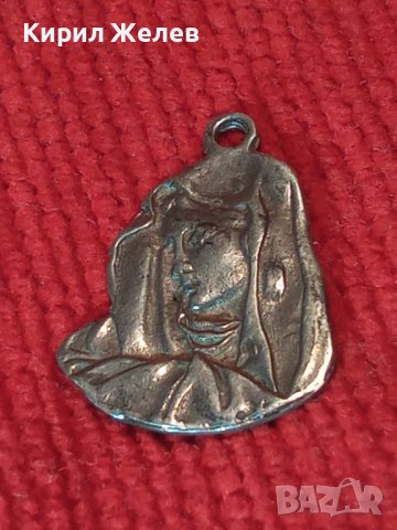 СТАРА СРЕБЪРНА КАТОЛИЧЕСКА ИКОНКА МАЙСТОРСКА ХУДОЖЕСТВЕНА ИЗРАБОТКА 25158, снимка 13 - Антикварни и старинни предмети - 39307816