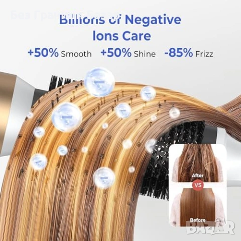 Нов 5 в 1 Air Styler сешоар четка, къдрене, изправяне и обем коса жени, снимка 6 - Други - 53085817