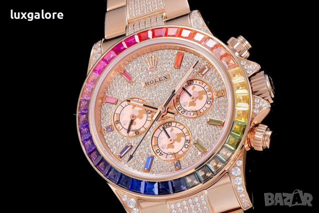 Mъжки часовник Rolex Daytona Cosmograph Rainbow с автоматичен швейцарски механизъм, снимка 4 - Мъжки - 40936873