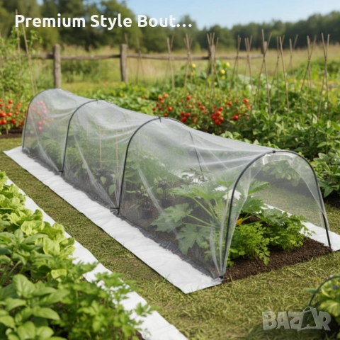 Мини оранжерия - сгъваема, практична и идеална за всеки градинар - 1,8 х 6м, снимка 2 - Други стоки за дома - 53592482