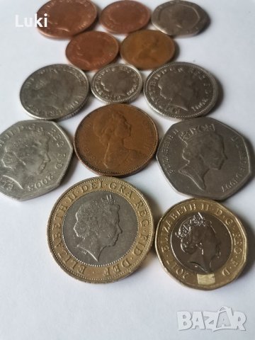 лот монети Англия, Кралица Елизабет , снимка 7 - Нумизматика и бонистика - 43252222