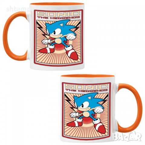 Чаша Sonic Retro 01,Керамична Чаша, Кафе Чай, Игра,Изненада,Подарък,Повод,Празник,Рожден Ден, снимка 4 - Чаши - 38481169