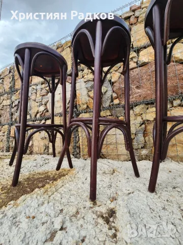 Винтидж бар табуретки, снимка 2 - Столове - 50045535