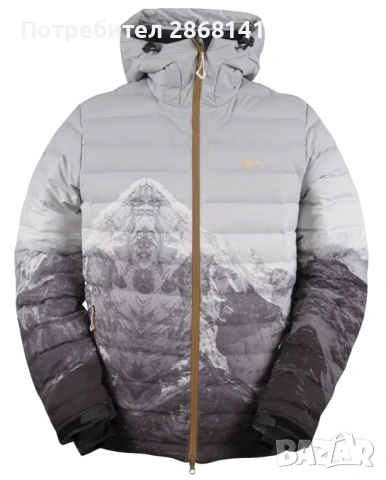 212117 of Sweden пухена ски яке с Recco етикет и златна подплата XXL, снимка 2 - Якета - 53431424