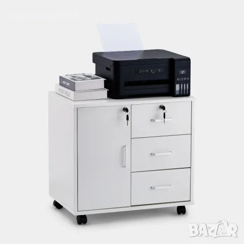 ПРОМОЦИЯ Мобилен шкаф за съхранение SGWS-ST-0273WH