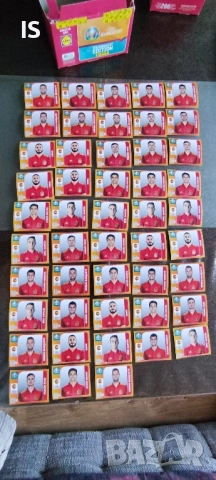 Колекция от над 1000 стикера UEFA Euro 2020, снимка 14 - Колекции - 51825801