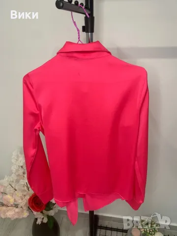 Сатенена риза в размер S, снимка 9 - Ризи - 49600596