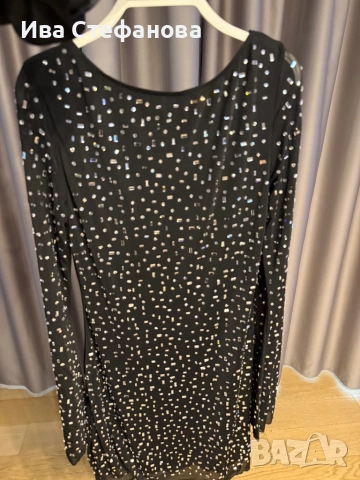 Нова блестяща празнична парти официална коктейлна рокля  с кристали диаманти