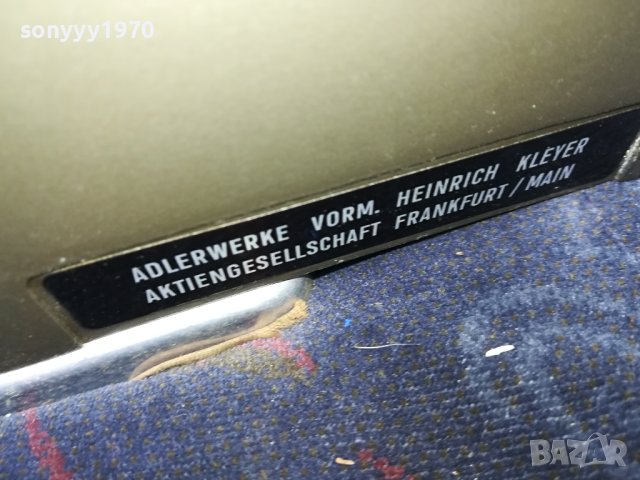 adler antique-стара пишеща машина 2701241611, снимка 16 - Антикварни и старинни предмети - 44001688