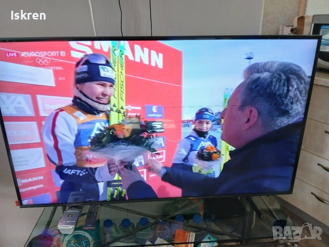 Продавам телевизор Samsung QLED/Q60C 43/108 см. , снимка 2 - Телевизори - 53134117