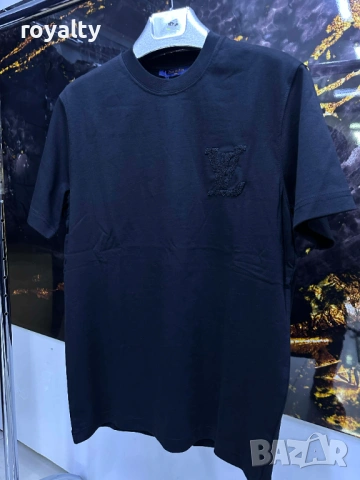 Louis Vuitton Мъжка Нова Тениска Реални Снимки 