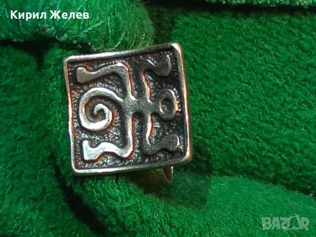 АРТИСТИЧЕН ФЕШЪН АРТ СРЕБЪРЕН ПРЪСТЕН СРЕБРО 925 АВТОРСКА РЪЧНА МАЙСТОРСКА ИЗРАБОТКА 40626, снимка 4 - Пръстени - 42929019