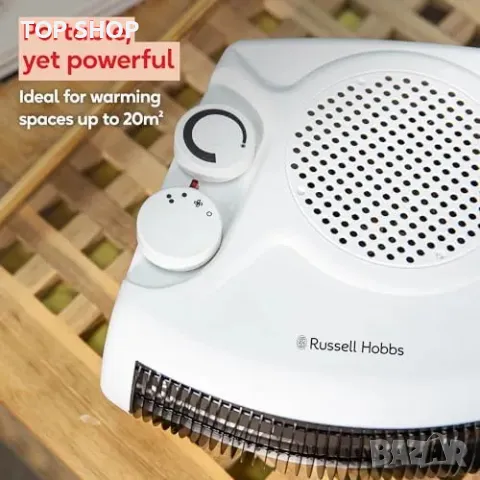 Нов 2000W Керамичен електрически отоплител Russell Hobbs Печка Духалка, снимка 6 - Отоплителни печки - 49658540