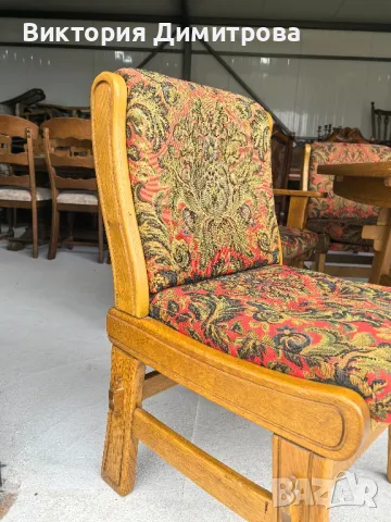 Комплект от 6 стола, снимка 3 - Маси - 49864326