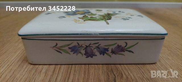 кутийка порцелан винтидж Англия за ценители , снимка 2 - Антикварни и старинни предмети - 53238009