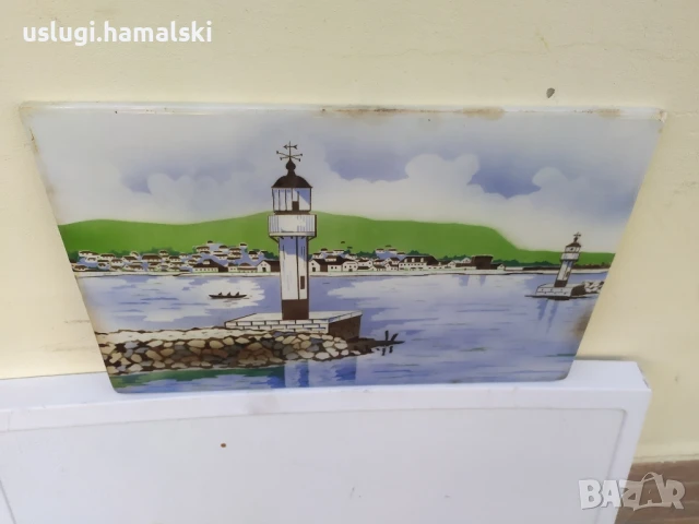 Стара картина/порцелан Germany, снимка 1