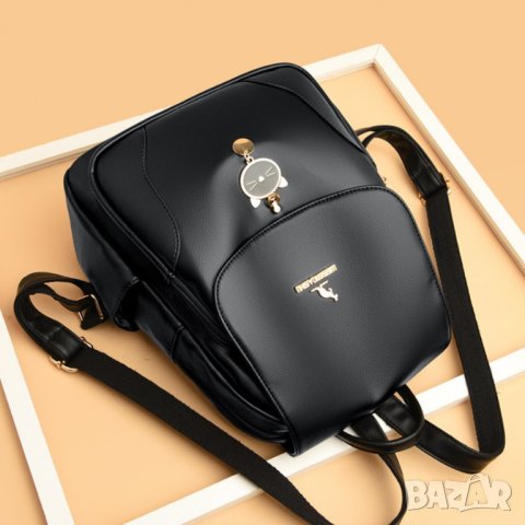 Дамска раница Lyan Black, снимка 9 - Раници - 40298506